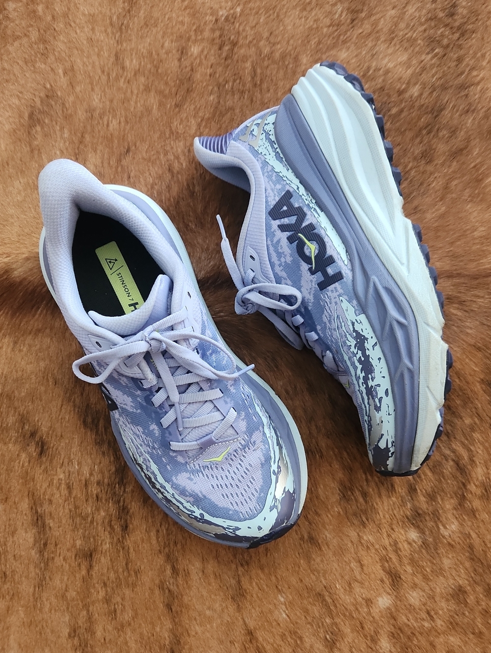 Hoka One One Stinson 7 Size 8 Blue Purple Colorway